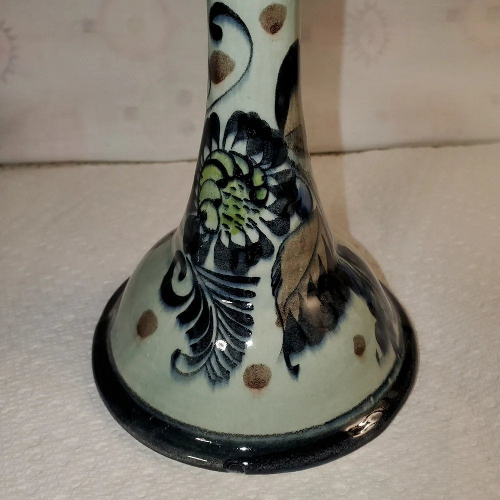 Vintage Ceramic Candle Stick Holders Made In Mexico
